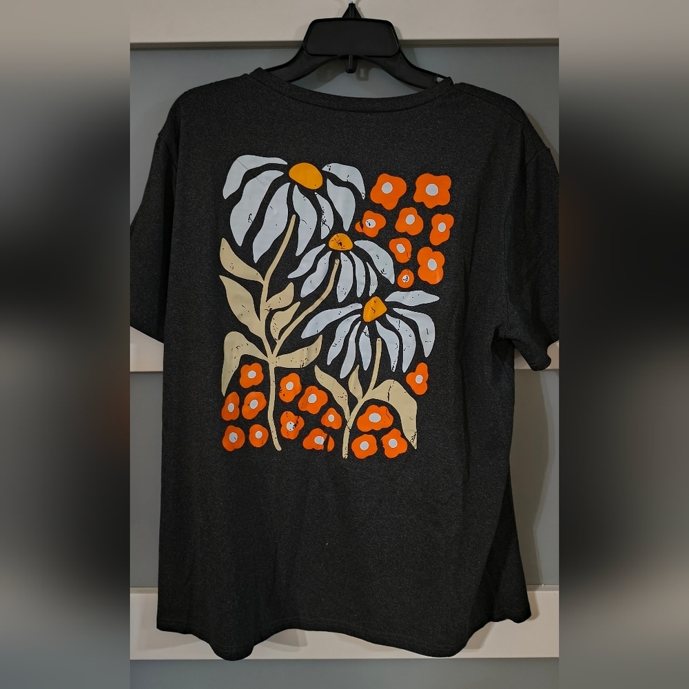Graphic Tee with Positive Message - Picture 2 of 2